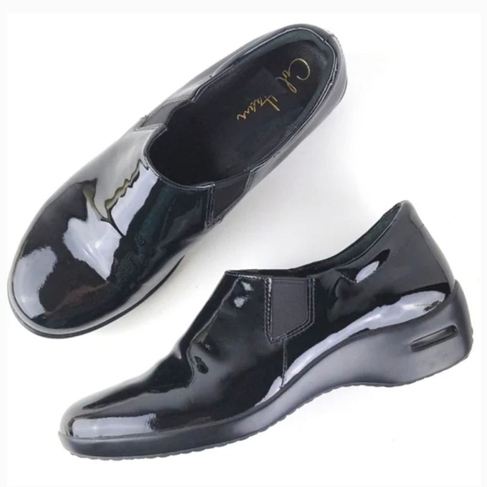 Cole Haan Black Patent Slip-On Women's Shoes